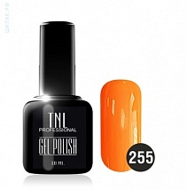 TNL Gel Polish Гель-лак №255 сочный янтарный, 10 мл.