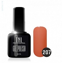 TNL Gel Polish Гель-лак №207 светлая киноварь, 10 мл.