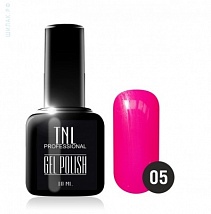 TNL Gel Polish Гель-лак №05 ярко-розовый, 10 мл.