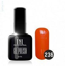 TNL Gel Polish Гель-лак №237 карминово-красный, 10 мл.