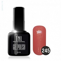 TNL Gel Polish Гель-лак №245 насыщенный коралловый, 10 мл.
